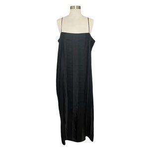 Jenni Kayne Black Strappy Midi Dress